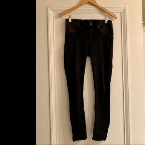 Citizens of Humanity jet black ultra skinny under the belly maternity jeans.